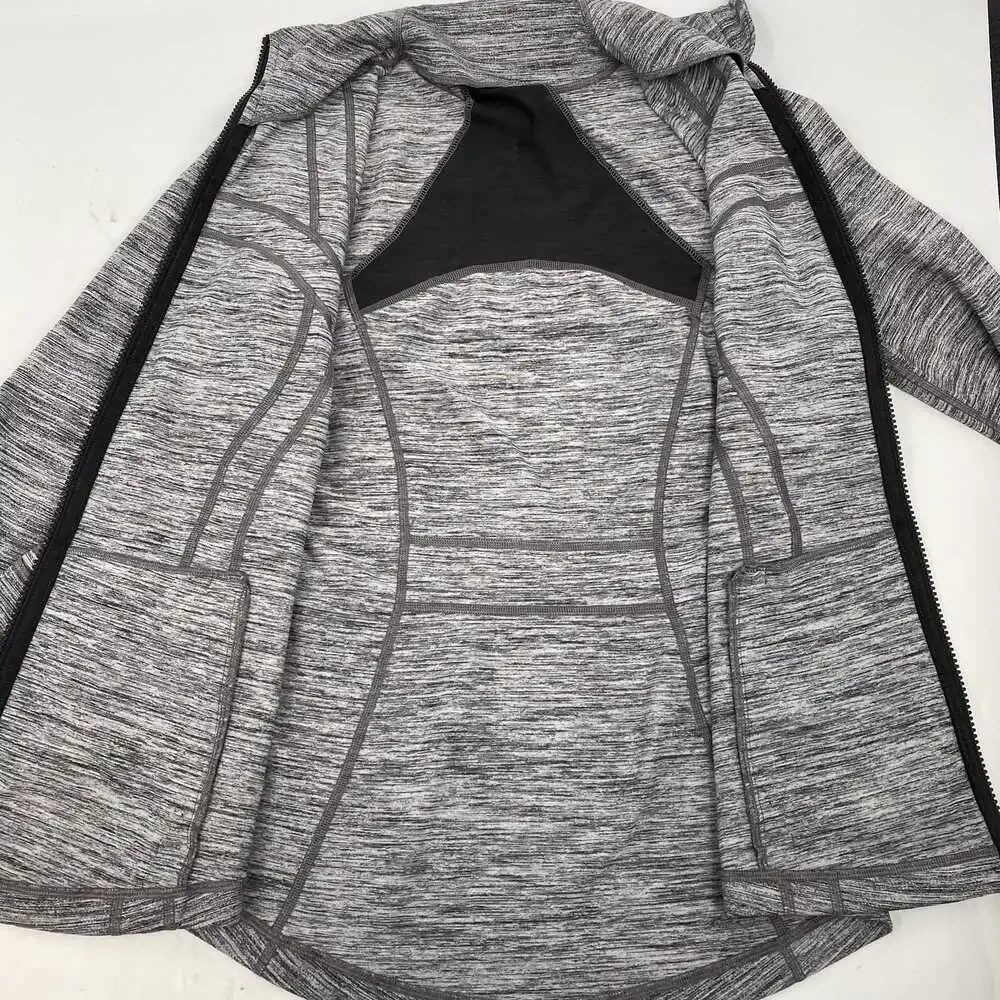 lululemon Gray Athletic Zip-Up Jacket | Women’s Regular Size 8